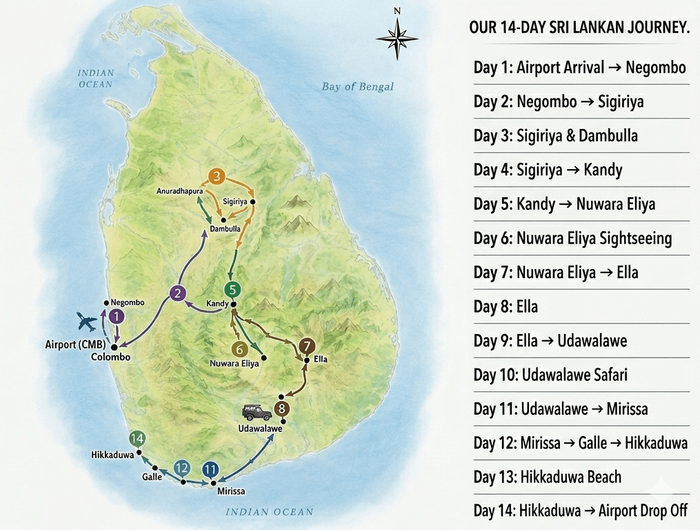 Route map for beClassic